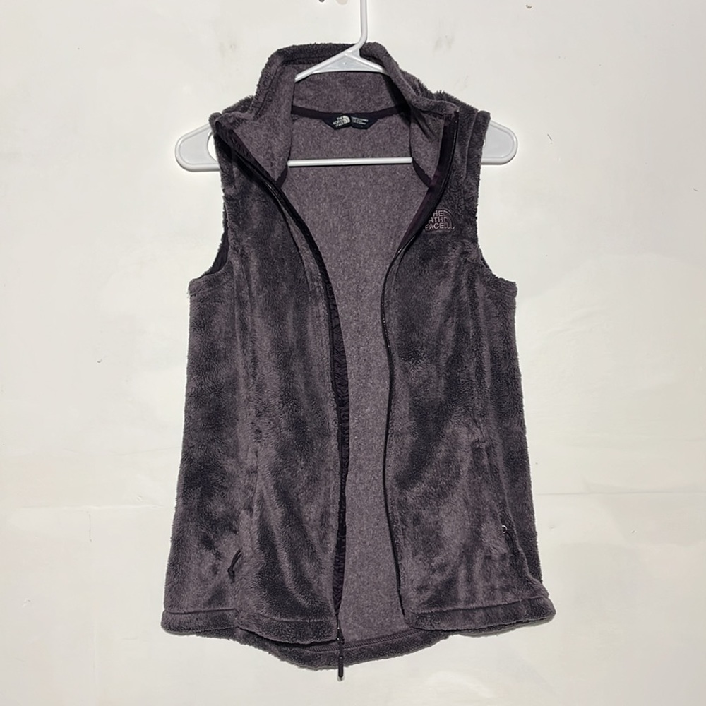 The North Face Ashen Purple Osito Furry Fuzzy Vest Size Small - Picture 5 of 8